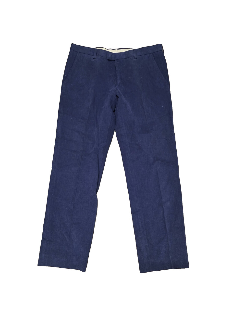 Etro Milano Pants Navy Blue Cotton Chinos Mens EU 48 34x31 Made in Italy